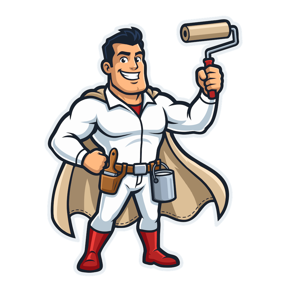 mr reliable painter mascot log